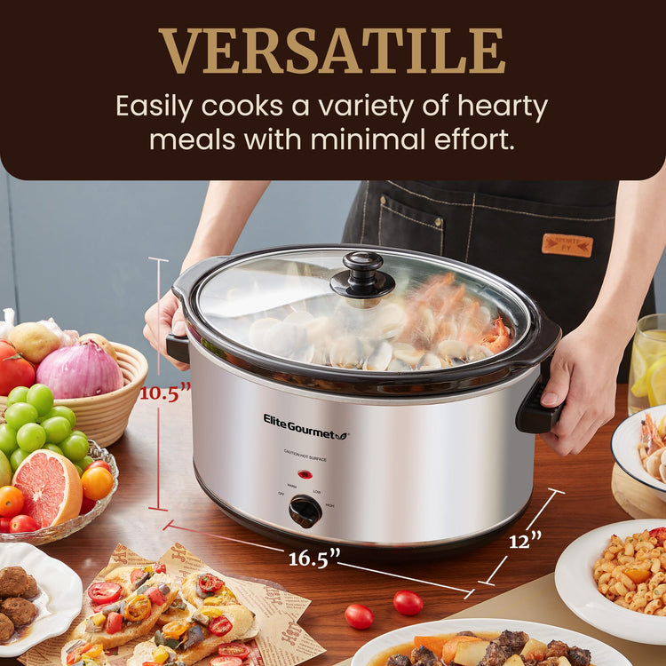 Stainless Steel Slow Cooker