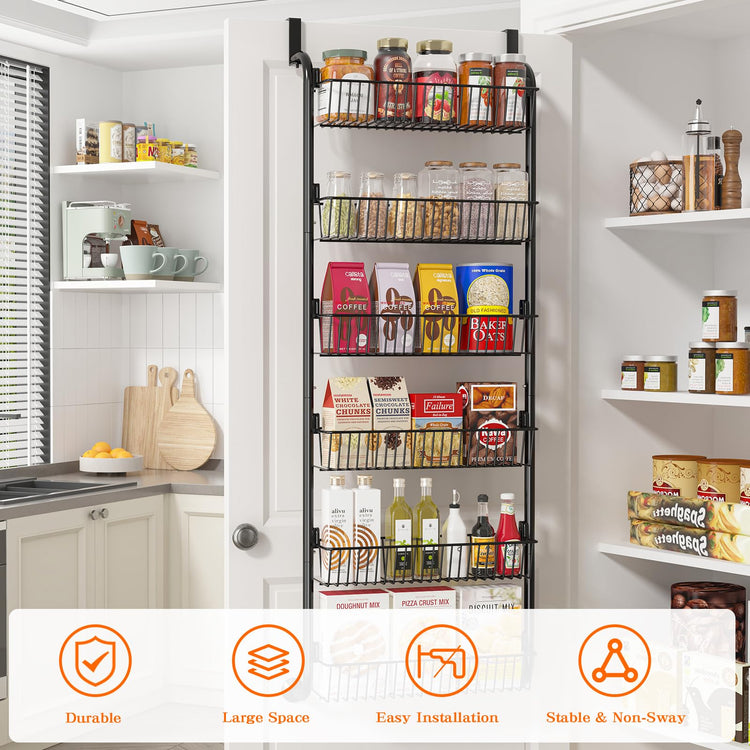 Over the Door Pantry Organizers and Storage