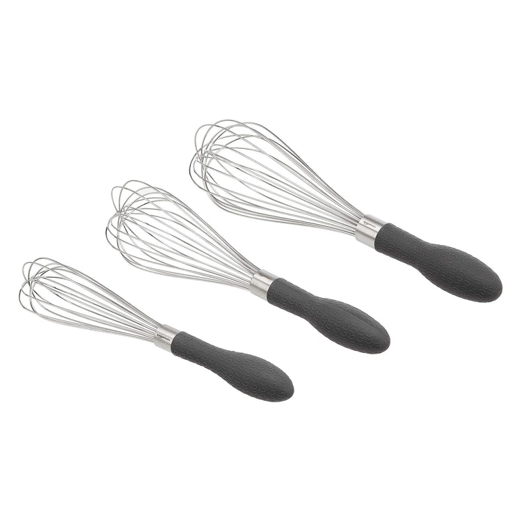 Stainless Steel Wire Whisk Set for Cooking (3 Count)