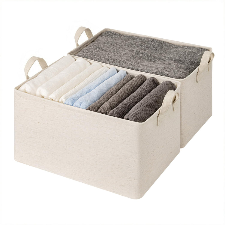 Linen Closet Storage Bins (2 Count)