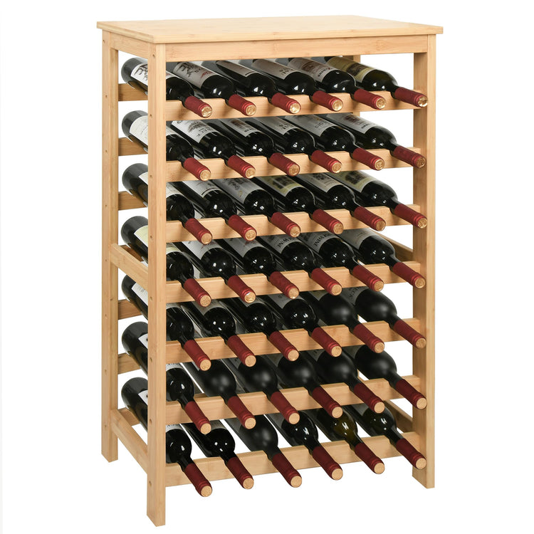 42 Bottles Bamboo Wine Rack