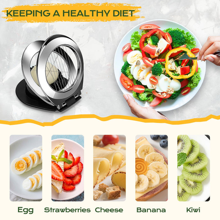 Egg Slicer for Hard Boiled Eggs