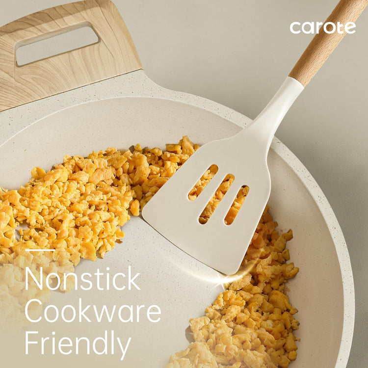 10 Piece Kitchen Utensils Set with Wood Cool (10 Count)