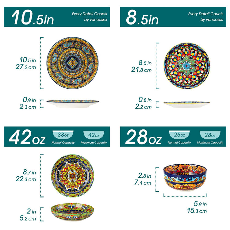 24 Piece Dinnerware Sets