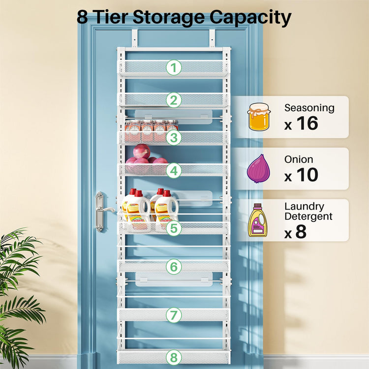 8 Tiers Over the Door Organizer