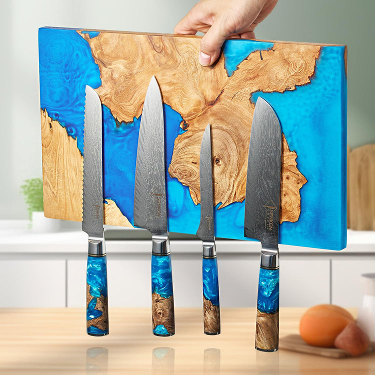 SENKEN "Tsunami" Extra Large Magnetic Knife Block (16 Count)