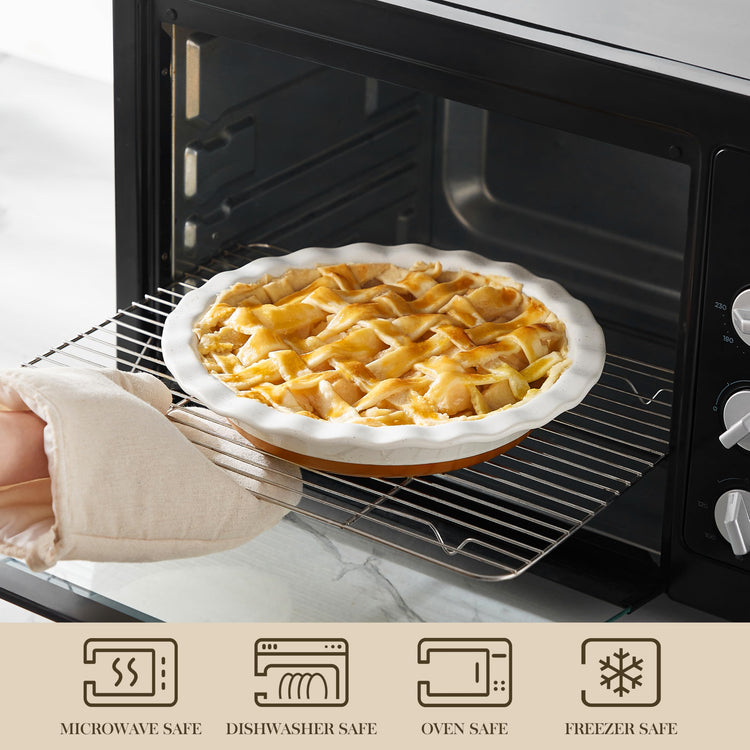 Ceramic Pie Pan Set of 2 (2 Count)