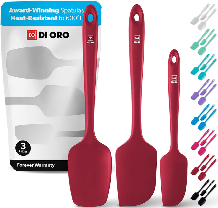 DI ORO Silicone Spatula Set (3 Count)