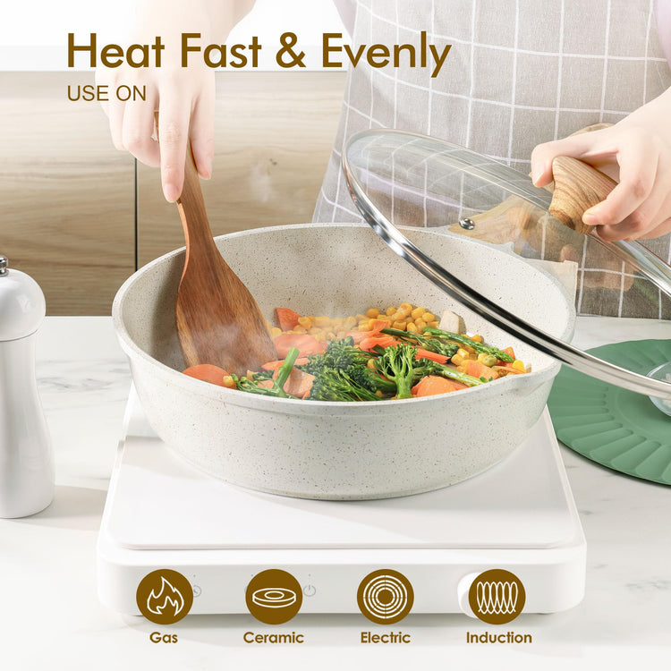 Nonstick Ceramic Saute Pan 10 Inch