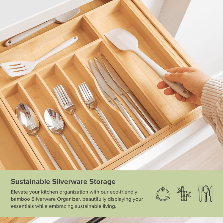 Silverware & Utensil Drawer Organizer