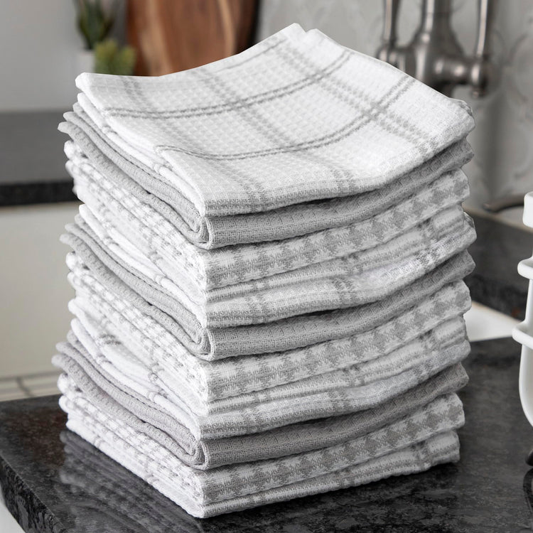Premium Waffle Dish Cloths (12 Count)