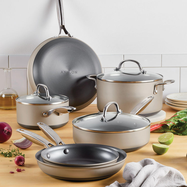 Achieve Hard Anodized Nonstick Cookware Pots and Pans Set