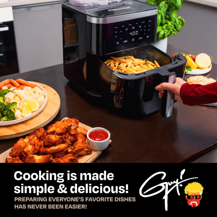 6.5 Quart Steam Air Fryer with Moisture Lock Technology
