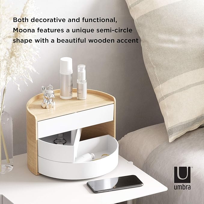 Umbra Moona Storage Box White/Natural