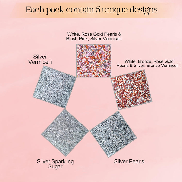 Edible Cake Sprinkles Mix (5 Ounce)
