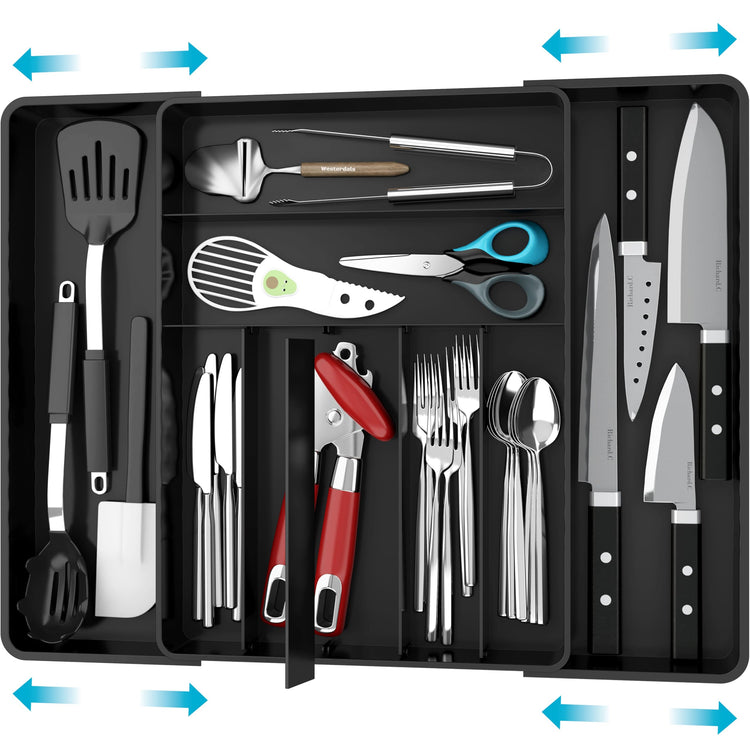 Expandable Kitchen Drawer Flatware Organizer