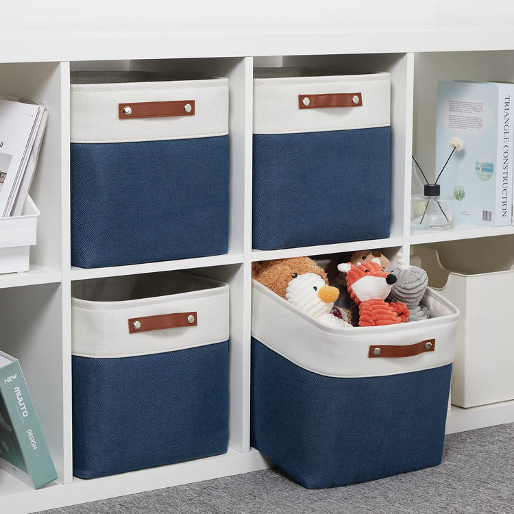 Foldable Storage Cubes 12 x 12 Organizer Bins (4 Count)