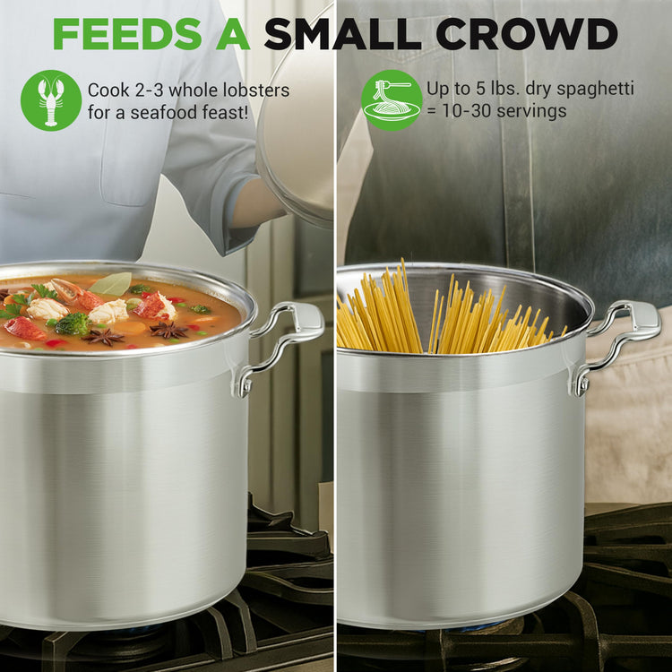 16 Quart Stainless Steel Stockpot