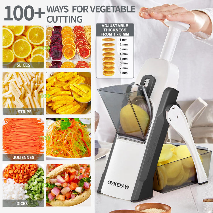 Safe Mandoline Slicer for Kitchen