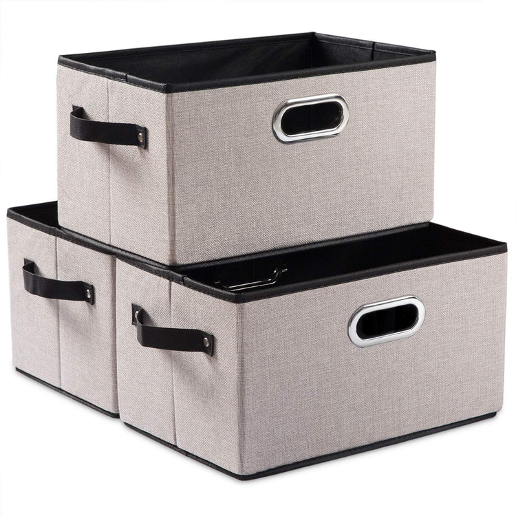 Fodable Storage Bins for Closet [3 (3 Count)