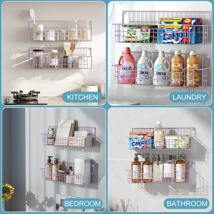 Spice Rack Wall Mount (4 Count)