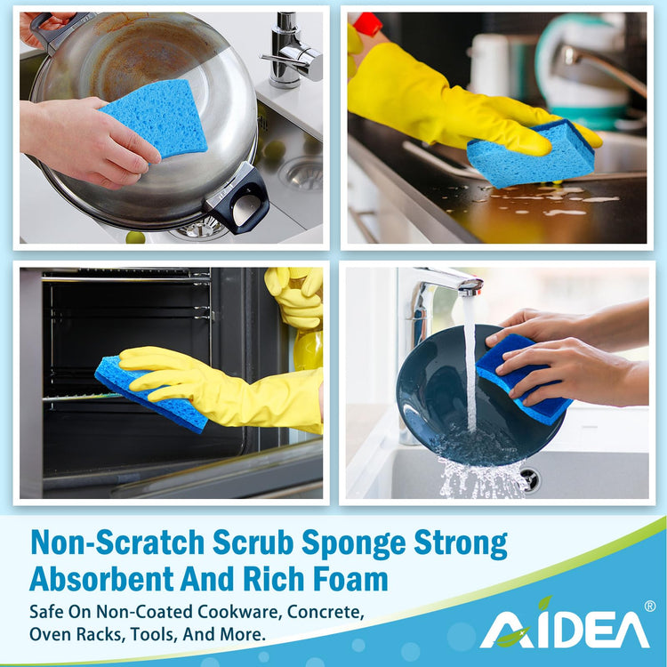 Non Scratch Scrub Sponge (48 Count)