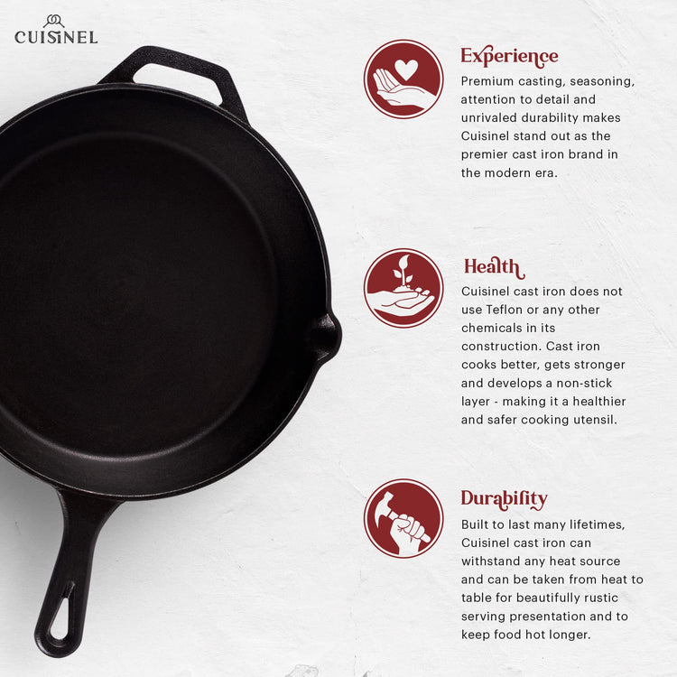 12‑Inch Cast Iron Skillet