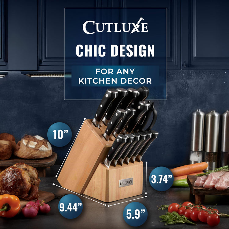 15 Piece Knife Set for Kitchen (15 Count)
