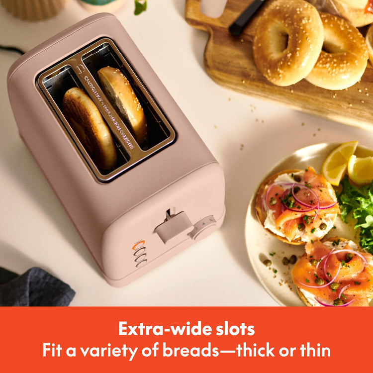 2 Slice Toaster with Extra Wide Slots and 6
