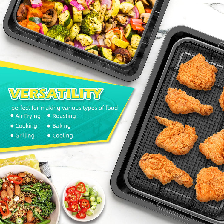 Oven Air Fryer Basket and Tray (6 Count)