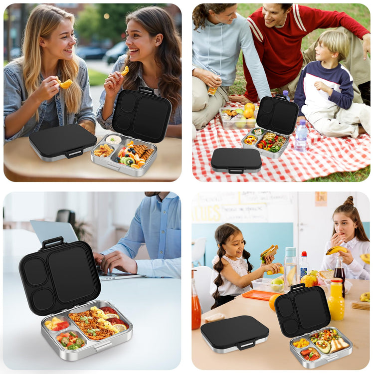 Stainless Steel Bento Lunch Box for Kids