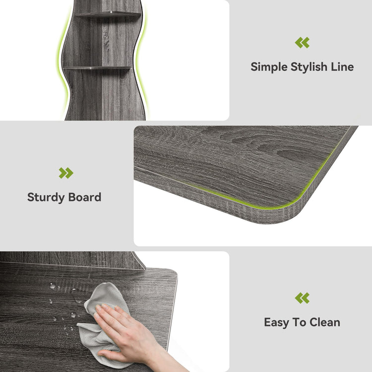 70 Inch Corner Shelf (2 Count)