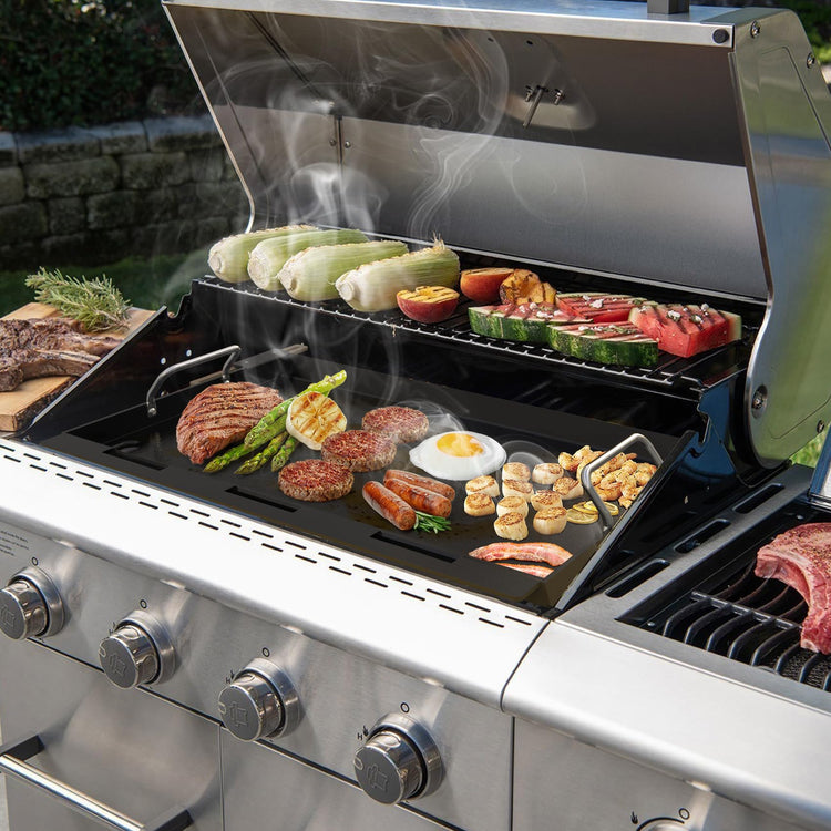 Adjustable Griddle Insert for Gas Grill