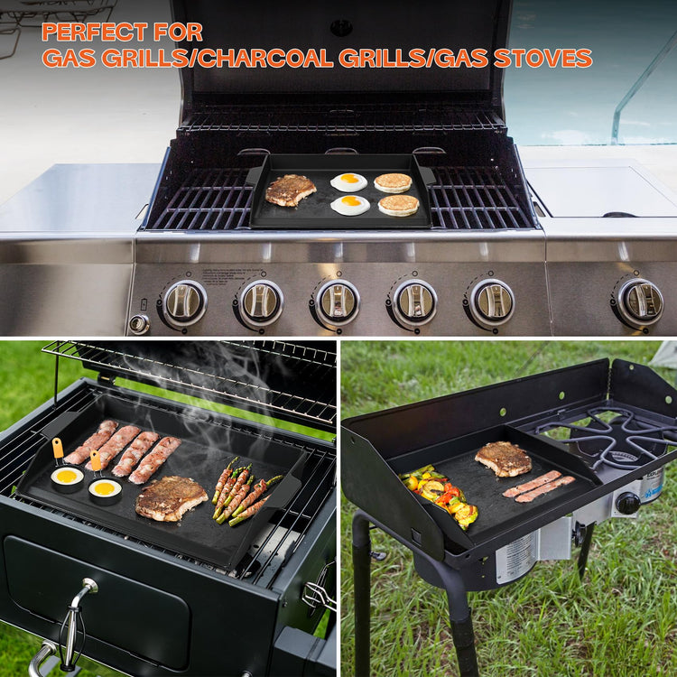 Onlyfire Universal Cast Iron Cooking Griddle