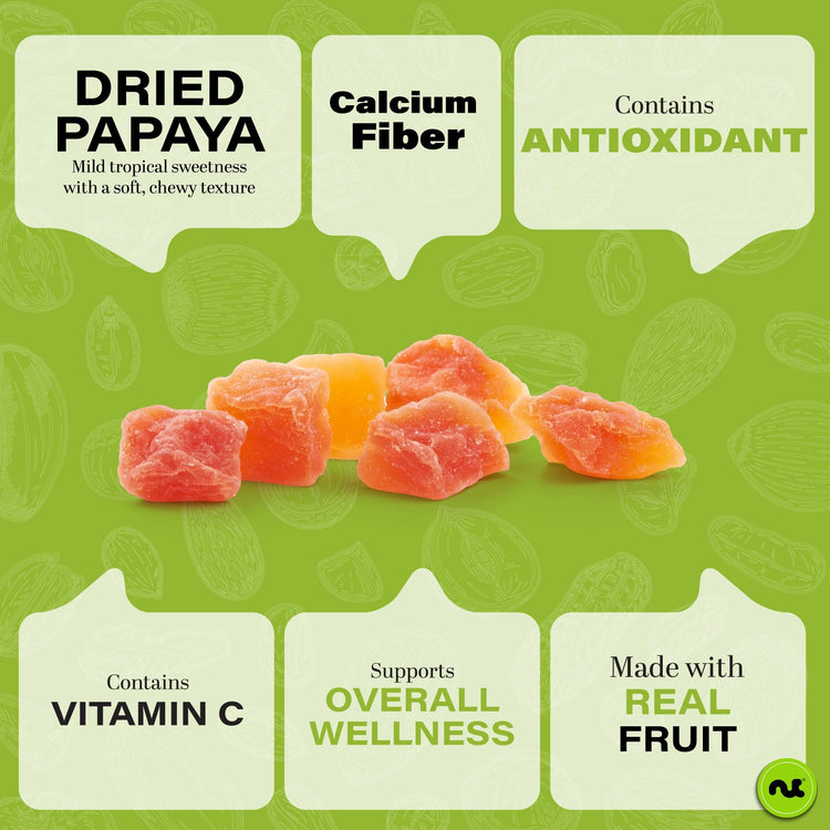 Dried Papaya Chunks (80 Ounce)