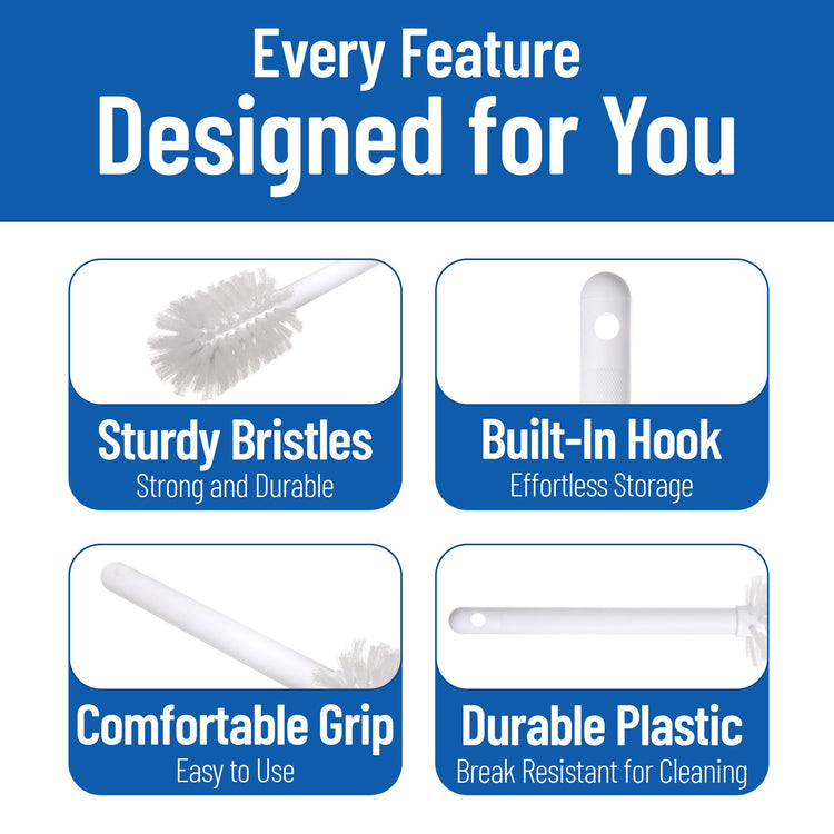 Dish Brush with Round Nylon Head