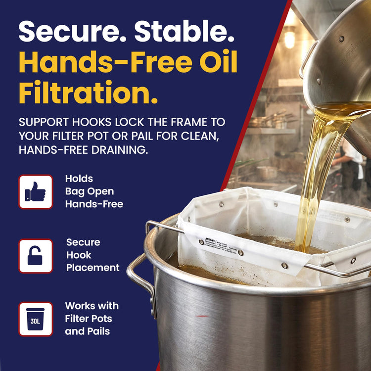 BF1A Fryer Oil Filter Bag Holder