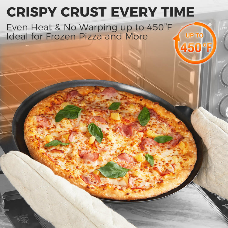 2 Pack Pizza Pan 14 Inch with Holes (2 Count)