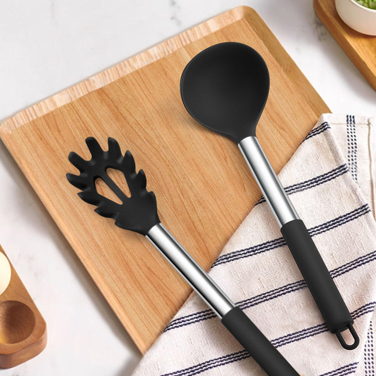 Silicone Pasta Fork and Ladle (2 Count)