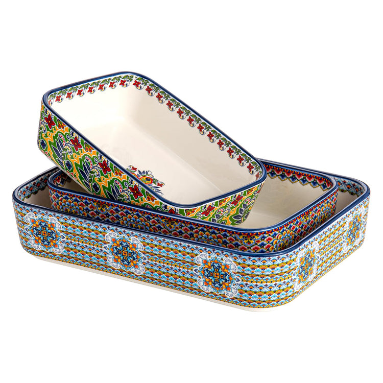 Ceramic Casserole Dishes Set of 3 (3 Count)