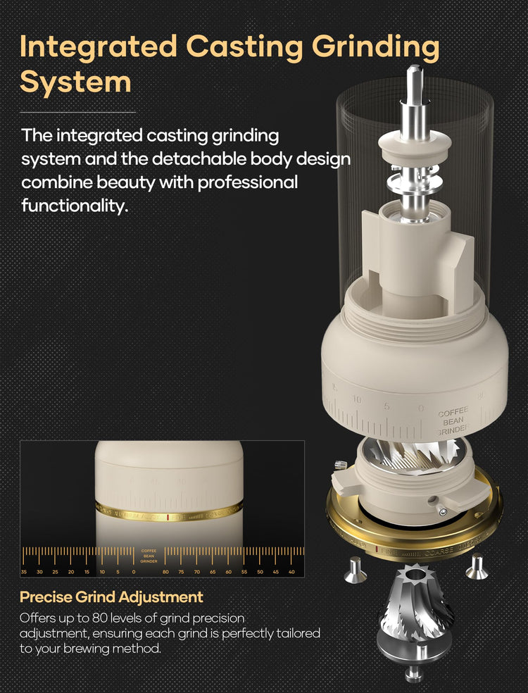 ESSENCE GO B38 Ultra Manual Coffee Grinder Capacity 30g
