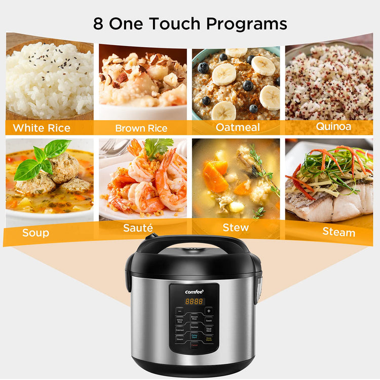 Large Rice Cooker with 8 (10 Count (cups))