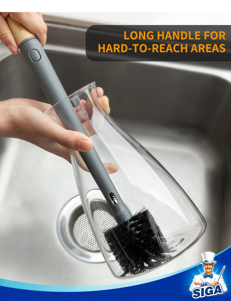 Water Bottle Brush and Straw Cleaner Brush with Long Handle
