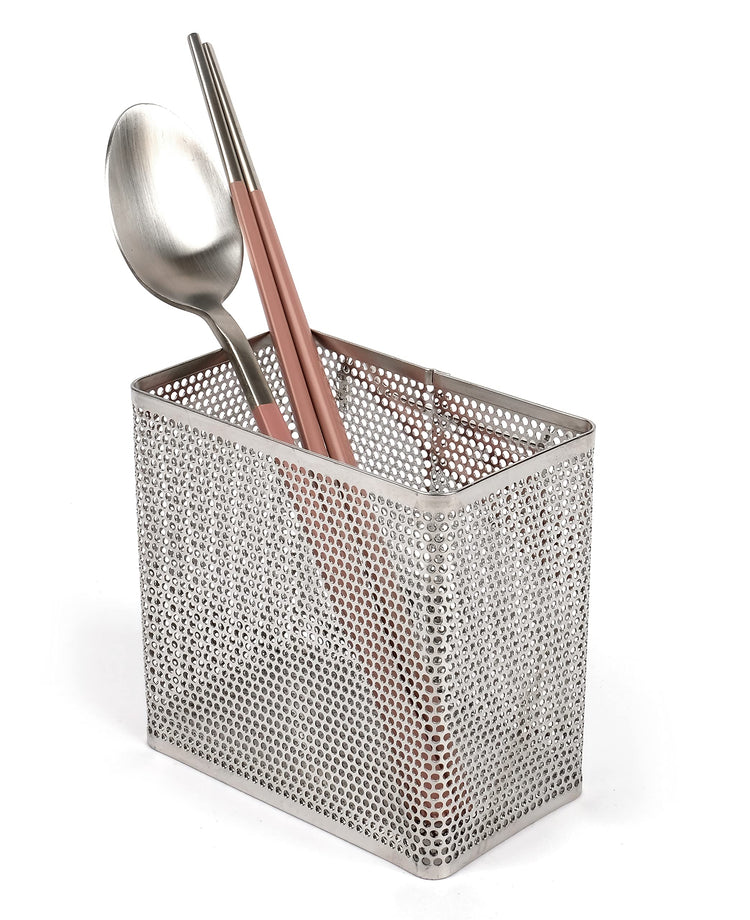 Kitchen Utensil Chopsticks Perforated Holder with Hooks