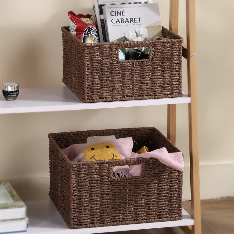 Storage Baskets for Organizing (2 Count)