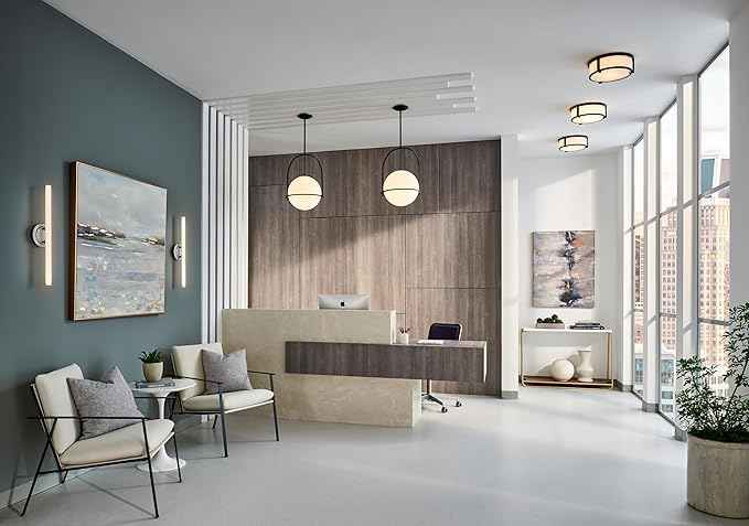 Hinkley Somerset 3405KZ Large Hanging Pendant Light, Etched Opal Glass Globe, for Even or Sloped Ceilings, Customize Installation Height, Buckeye Bronze