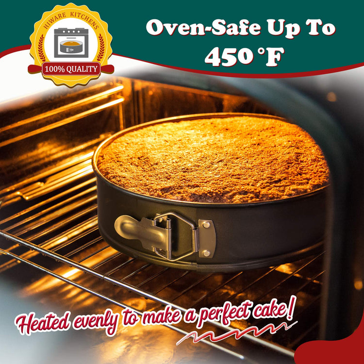 6 Inch Non stick Springform Pan with Removable Bottom