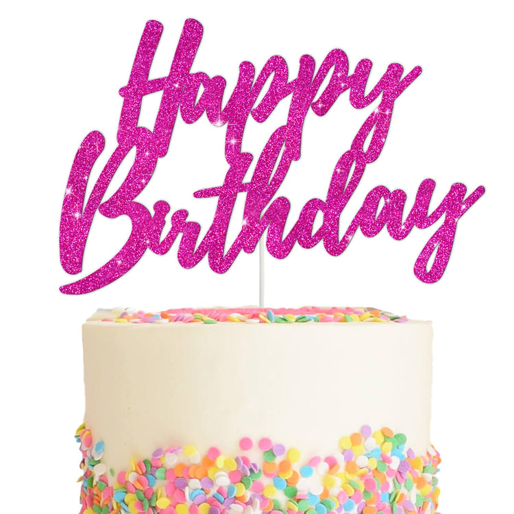 Happy Birthday Cake Topper