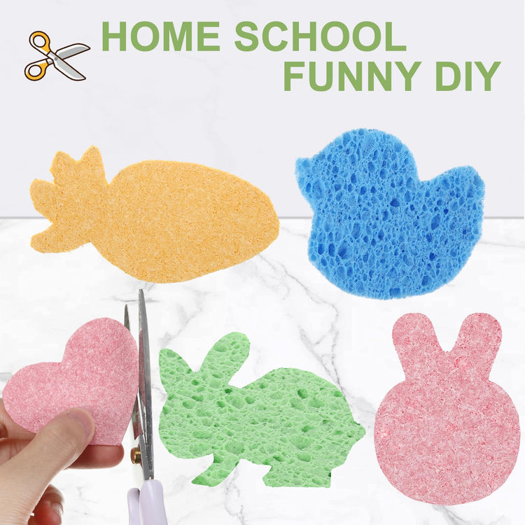 300 Pieces Compressed Wood Pulp Dish Sponges for Kitchen (300 Count)