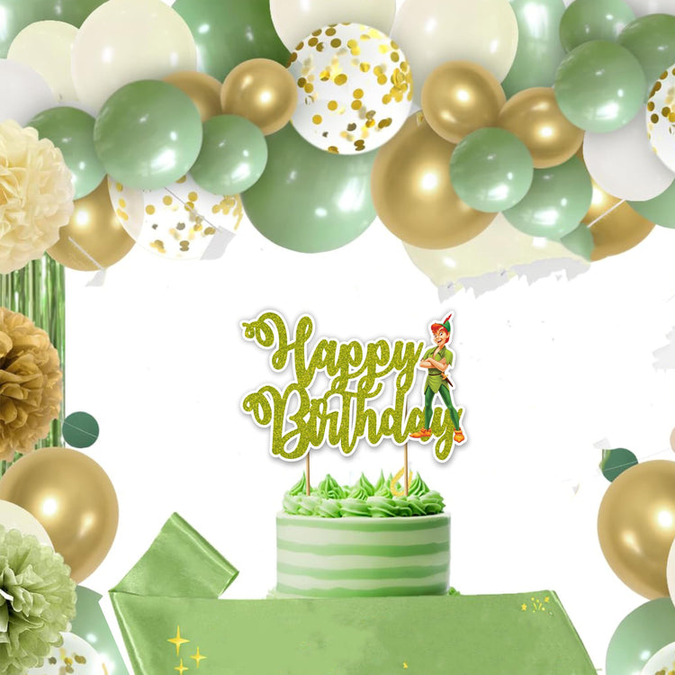 Petr Pan Happy Birthday Cake Topper
